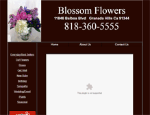 Tablet Screenshot of blossomflowers.net